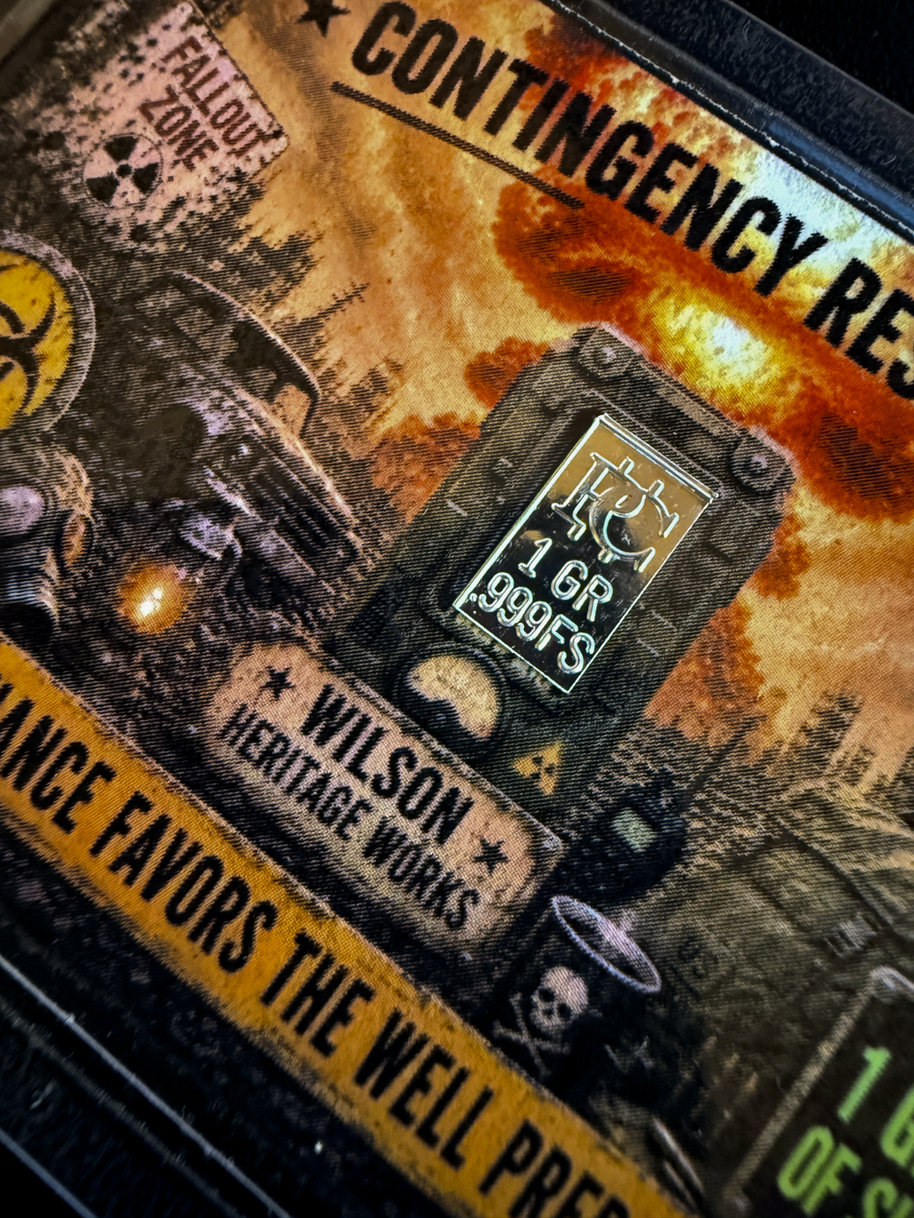 1 Grain .999 Fine Silver Survival Card | Emergency Barter Currency | Prepper Col