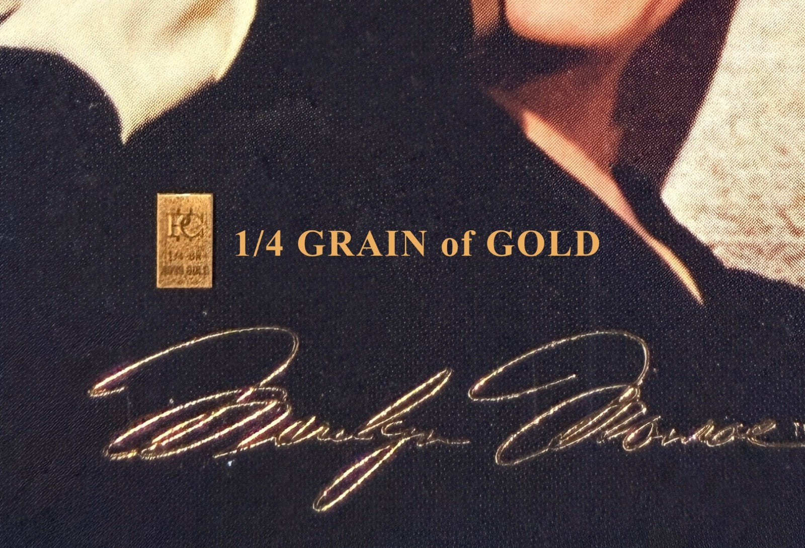 Marilyn Monroe 1993 Gold Trading Card 1/4 Grain .999 Gold - Choose Your Card