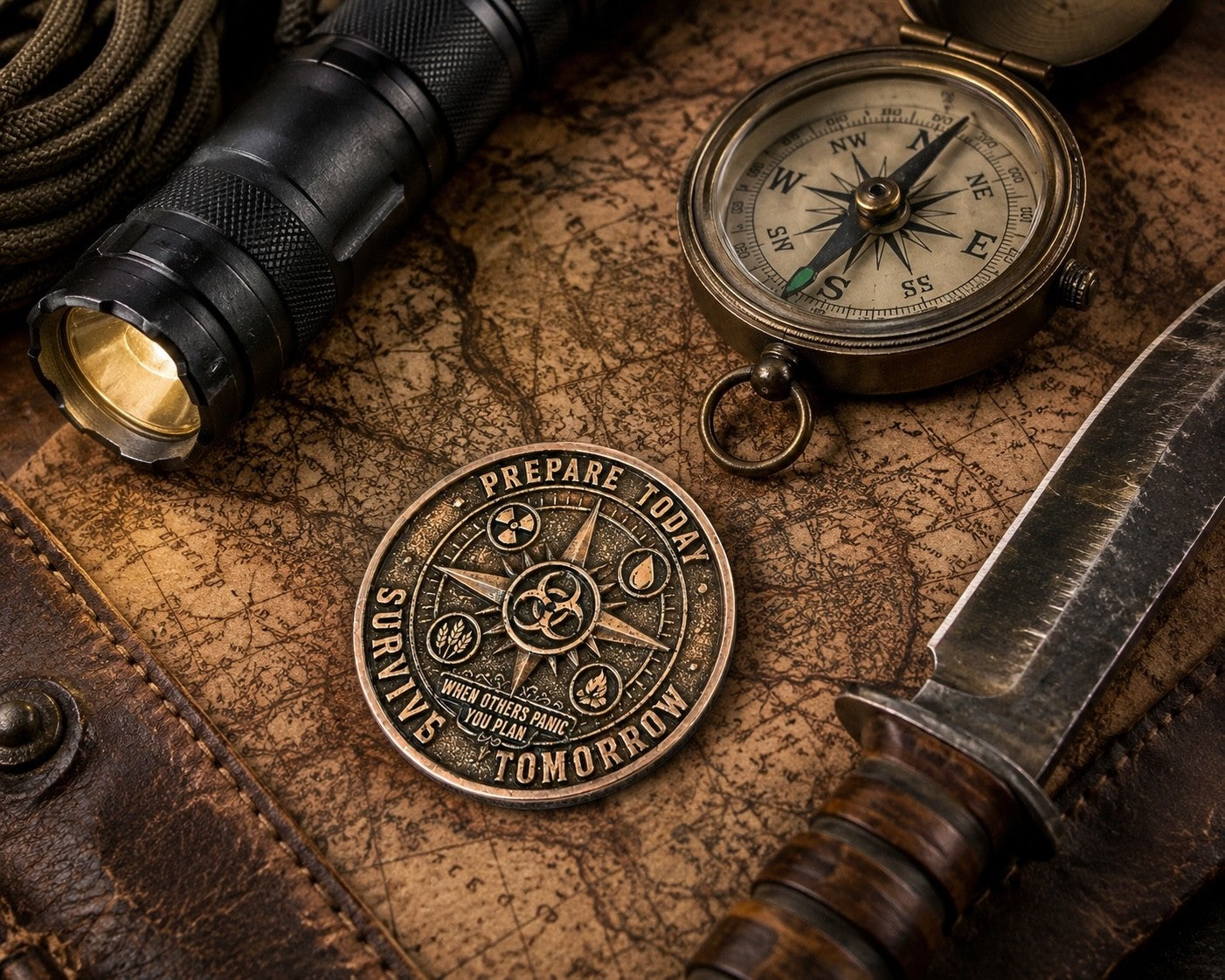 Prepper Survival Collectible Coin