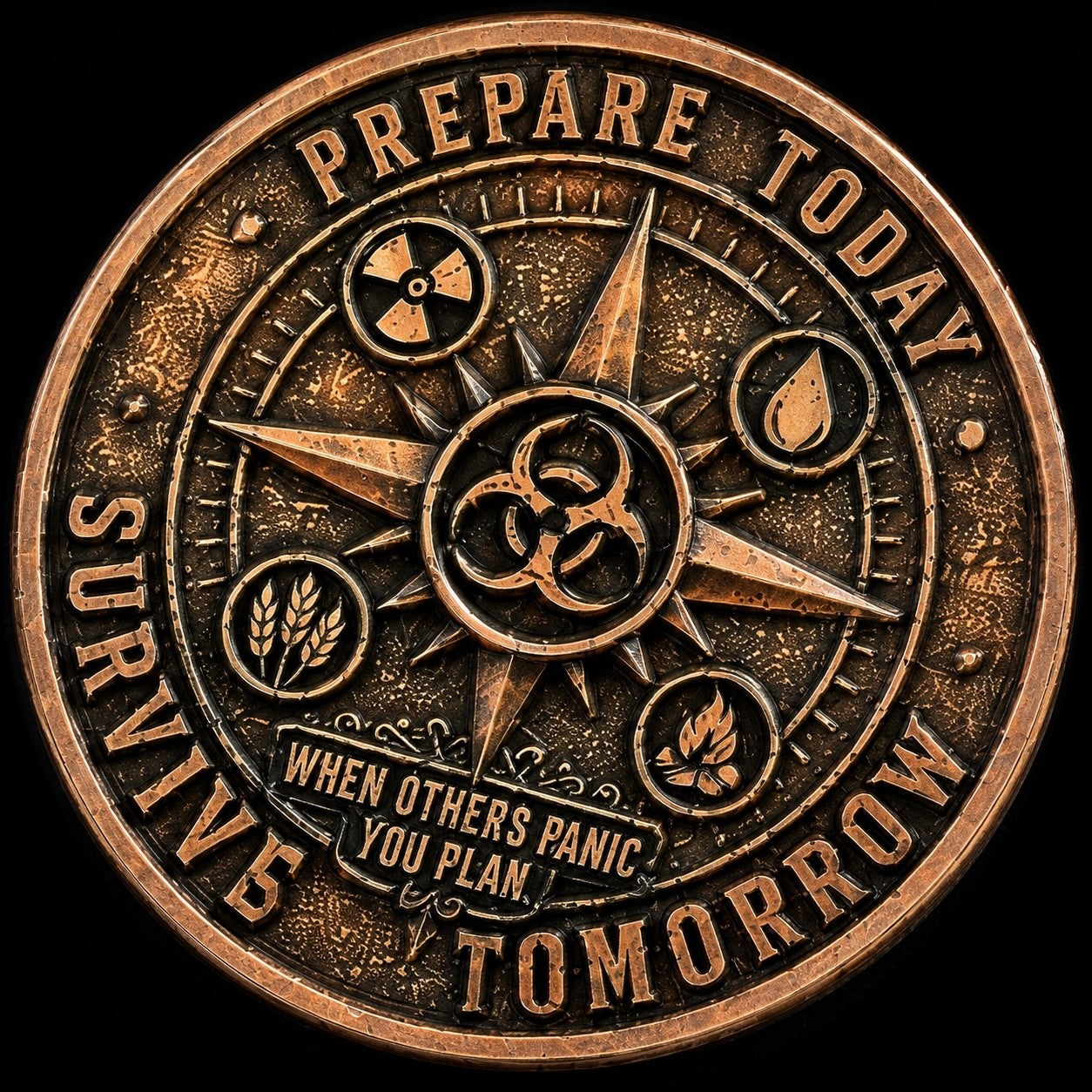 Prepper Survival Collectible Coin