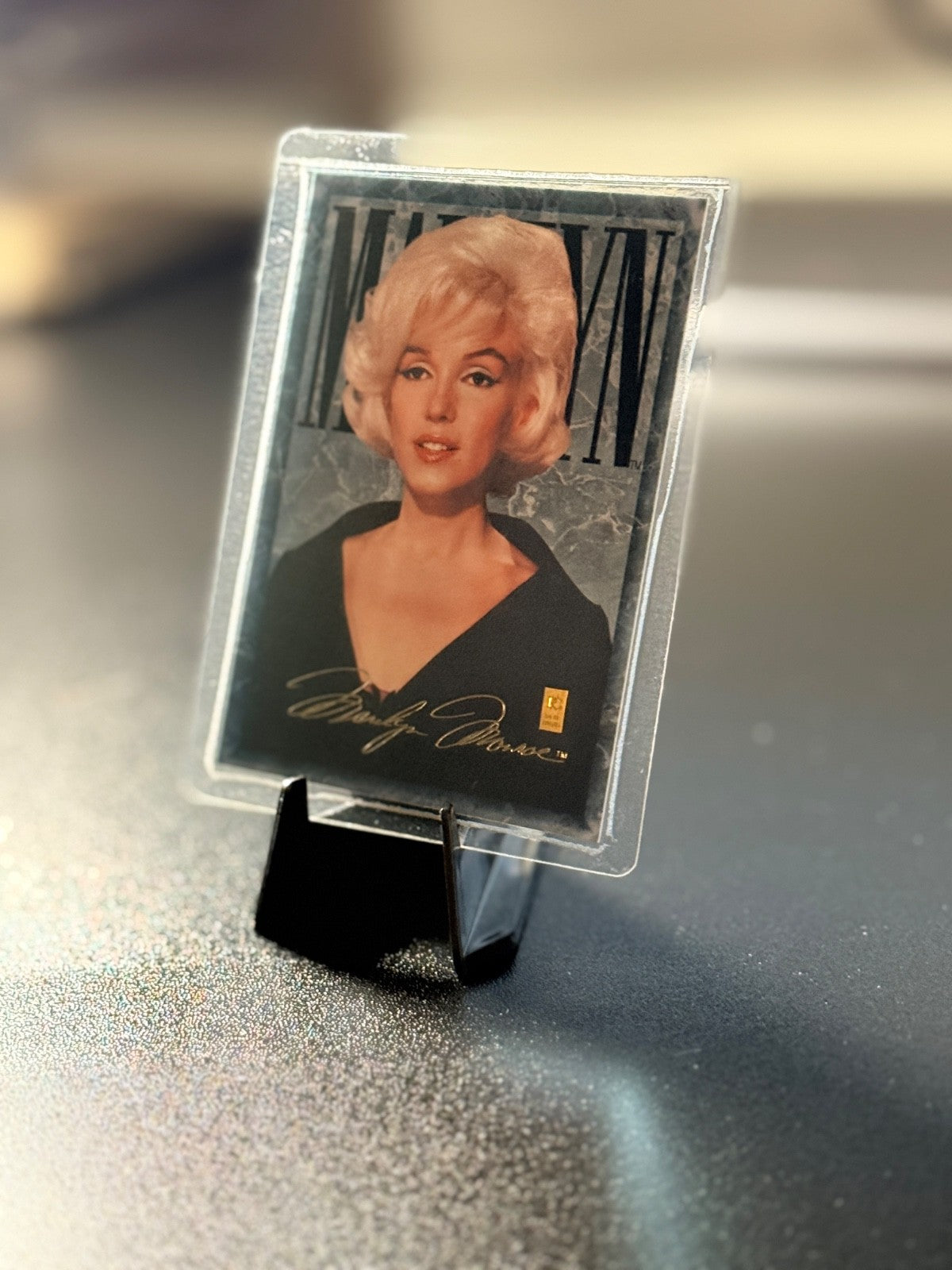 Marilyn Monroe 1993 Gold Trading Card 1/4 Grain .999 Gold - Choose Your Card