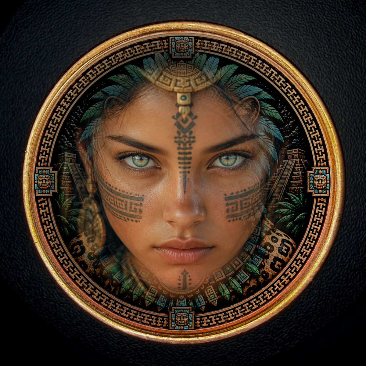 Aztec Princess | 1 oz Copper Art Round | Wilson Heritage Works Original