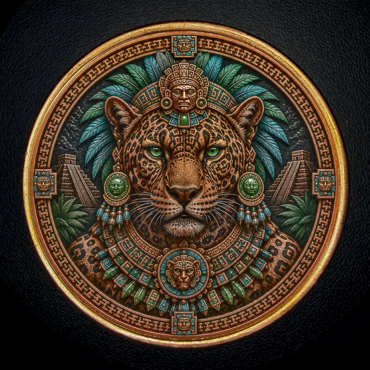 Aztec Princess | 1 oz Copper Art Round | Wilson Heritage Works Original
