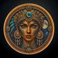 Aztec Queen | 1 oz Copper Art Round | Wilson Heritage Works Original