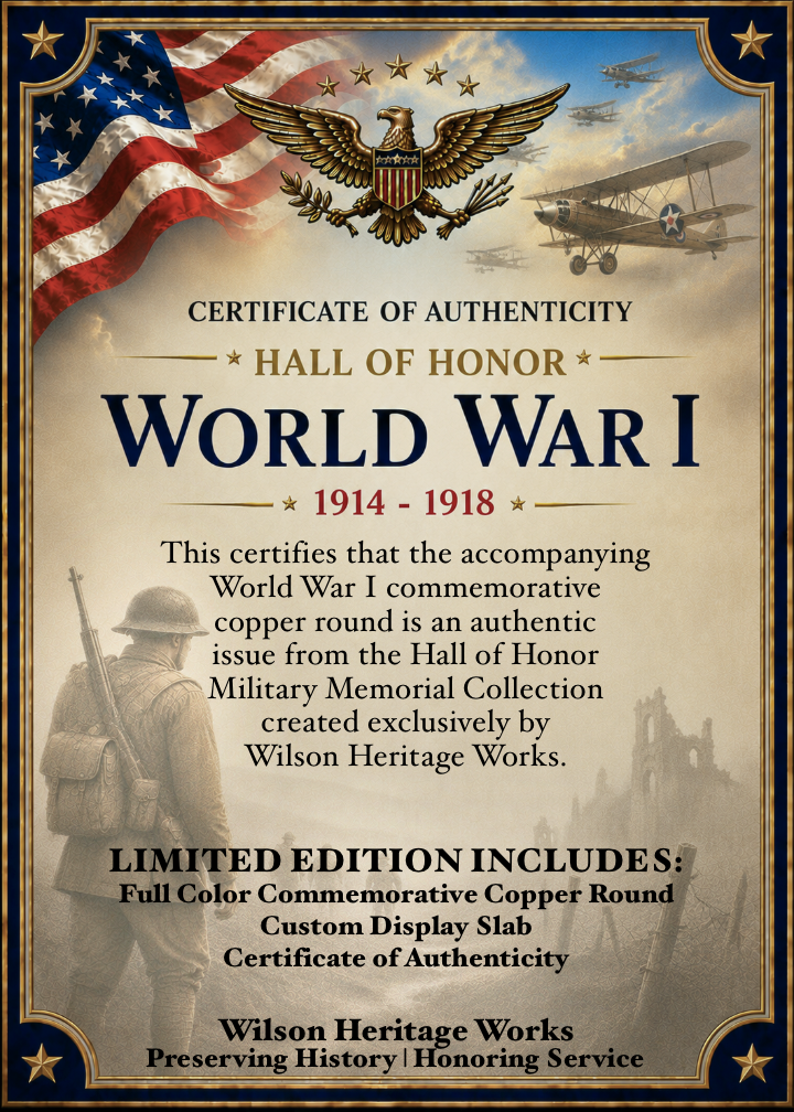 The Great War | WWI Commemorative Copper Round