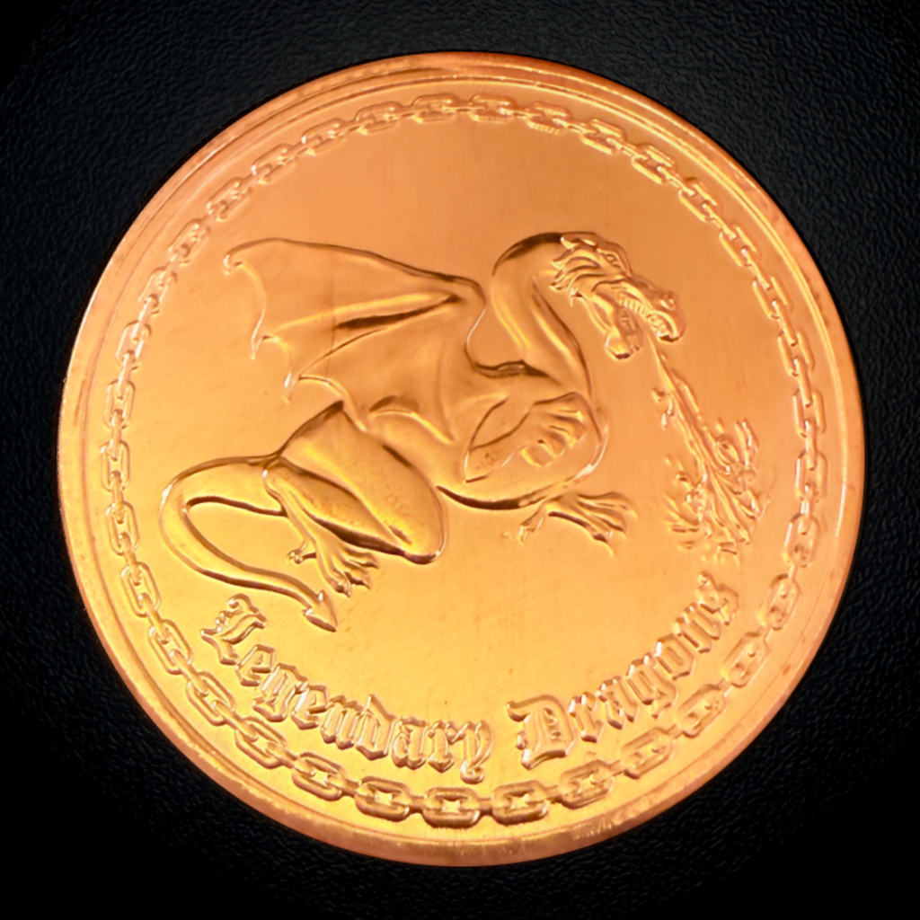Legendary Dragons | 1 oz .999 Fine Copper Round