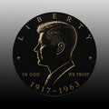 Negative Space | Altered State Collection | Kennedy Half Dollar Art