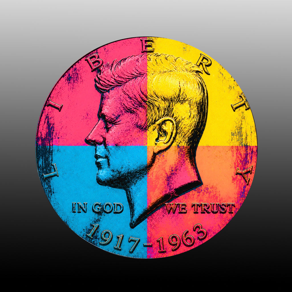 CMYKennedy | Altered State Collection | Kennedy Half Dollar Art