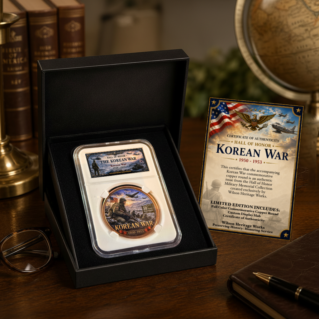 The Forgotten War | Korean War Commemorative Copper Round