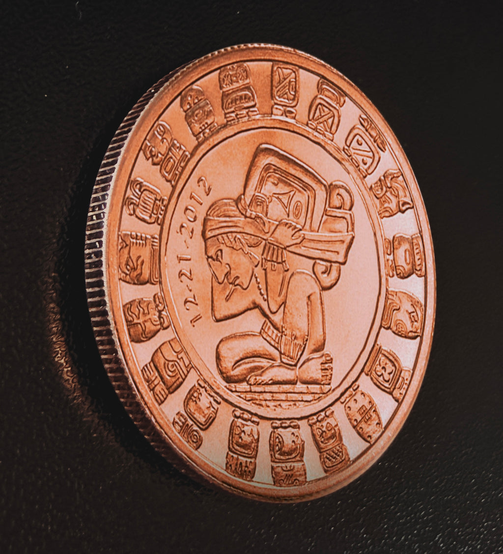 2012 Golden State Mint Mayan Calendar – 1 oz .999 Fine Copper Round