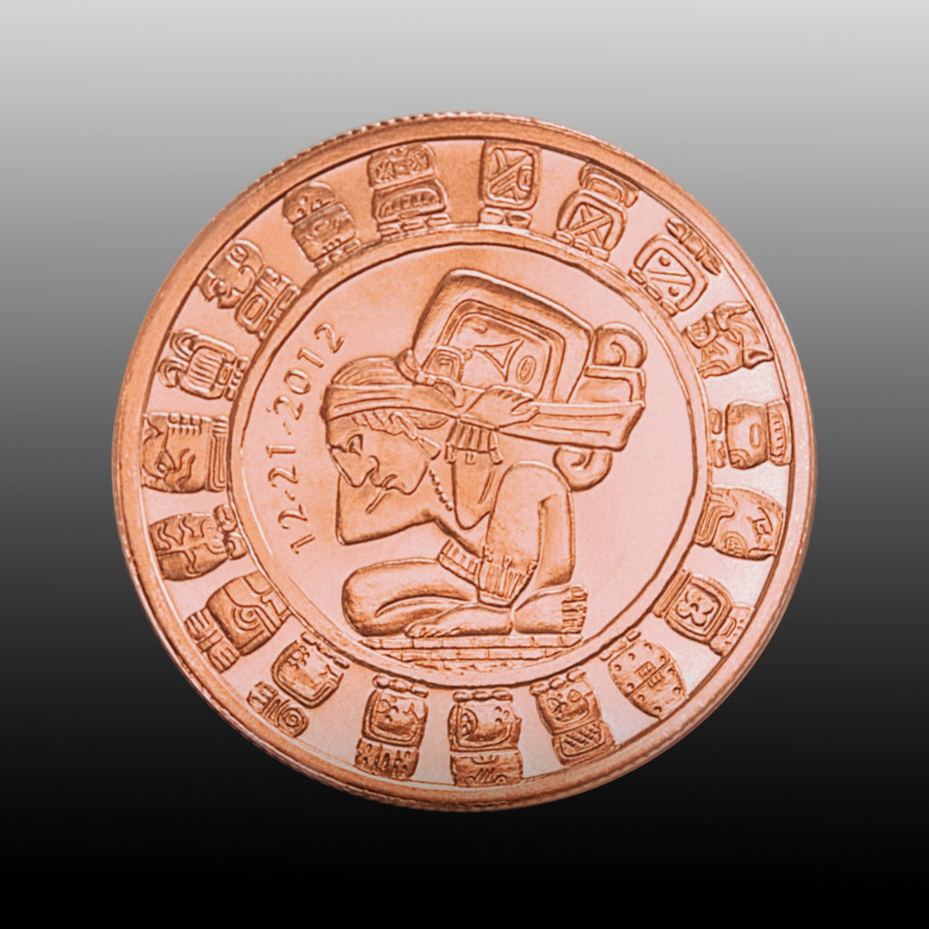 2012 Golden State Mint Mayan Calendar – 1 oz .999 Fine Copper Round