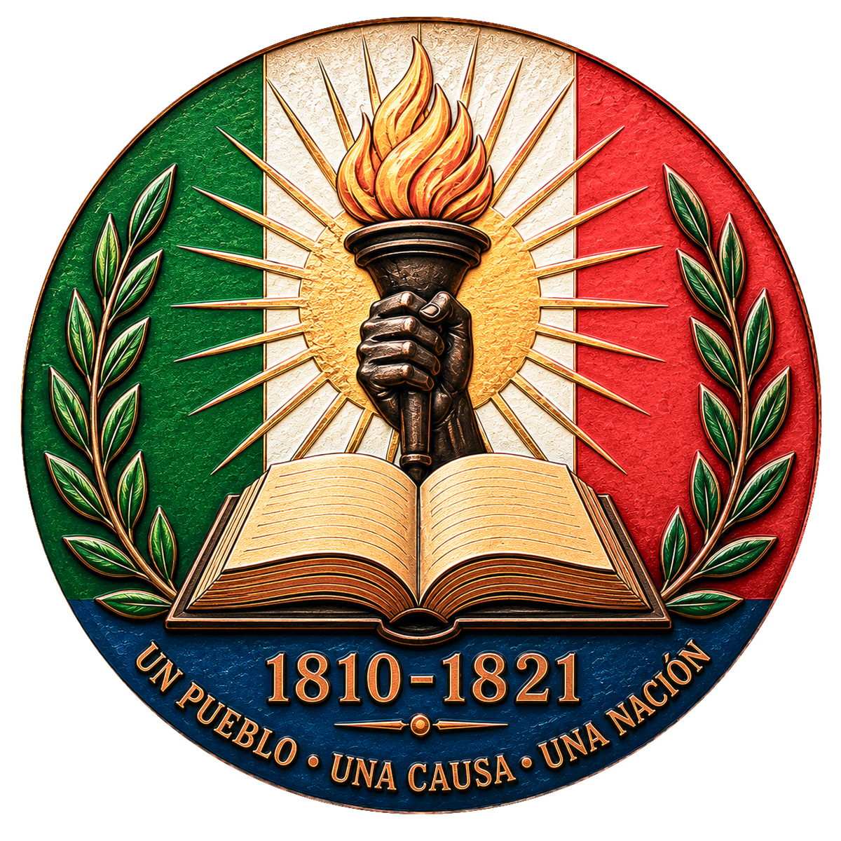 El Grito de la Libertad — Mexico Independence Copper Round Back