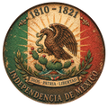 El Nacimiento de una Nación — Mexico Independence Copper Round Front