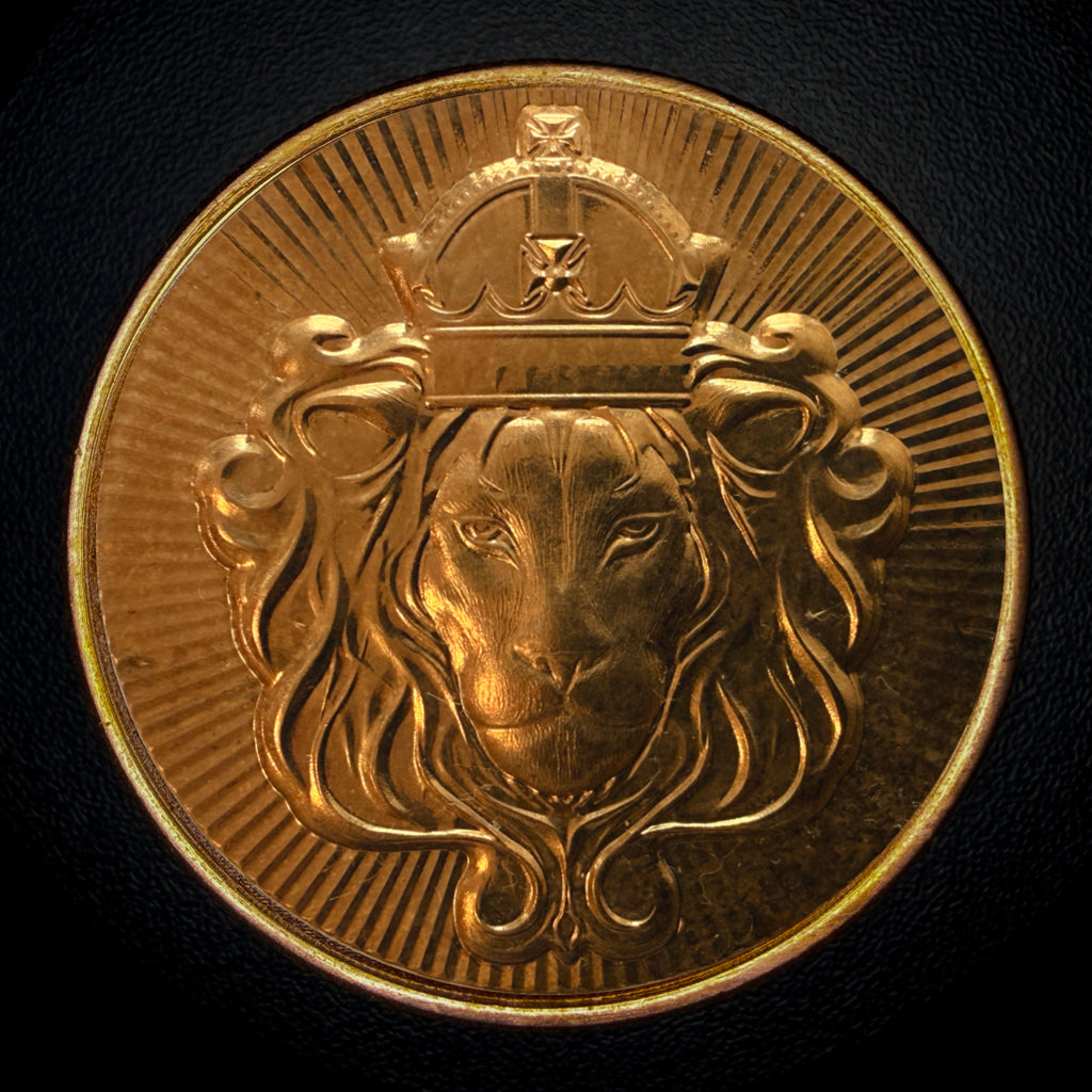 Scottsdale Mint Lion Stacker 1 oz .999 Fine Copper Round