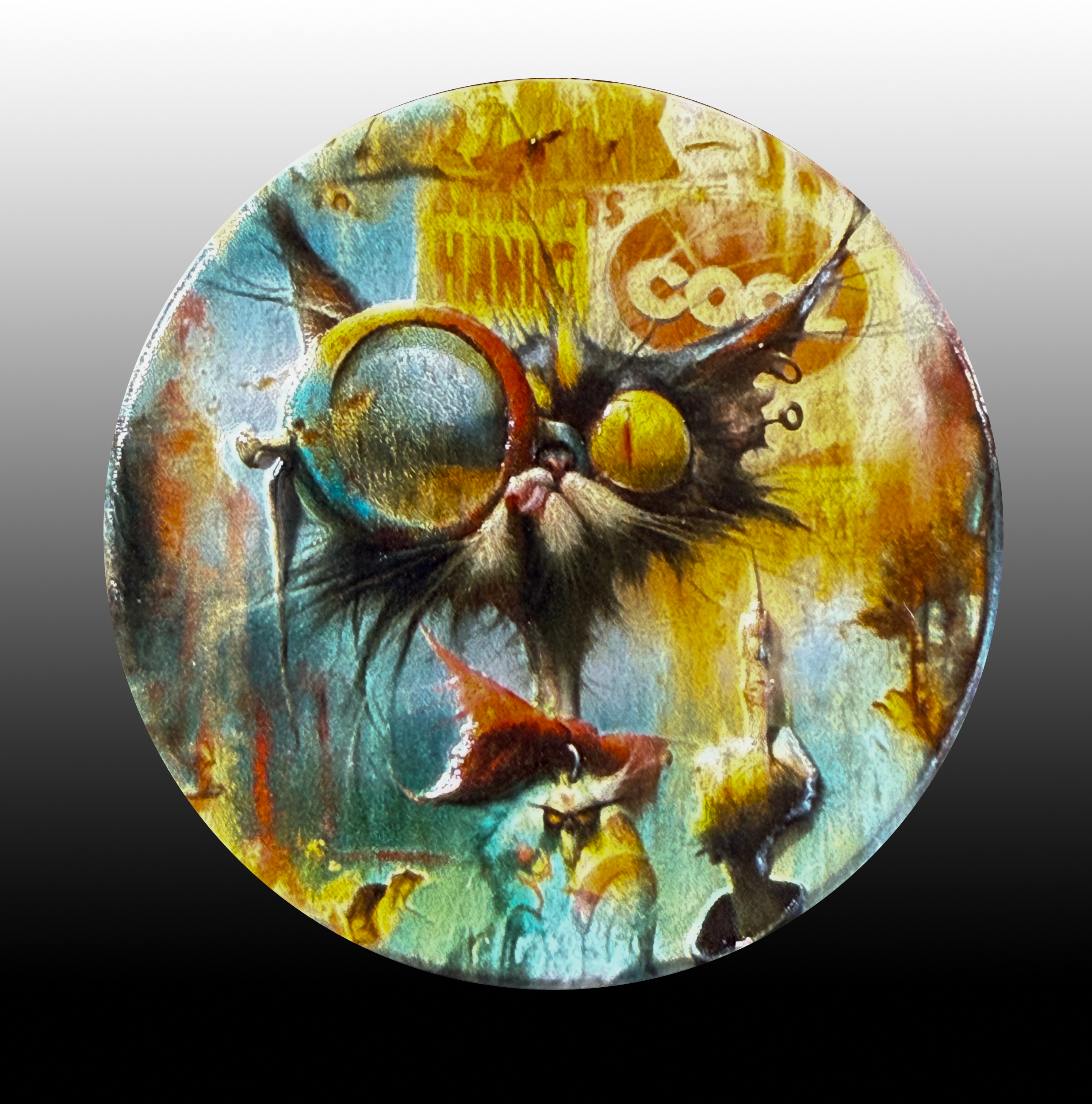 The Rebel – 3D-Printed Copper Art Token