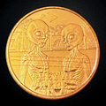 They're Here Alien Area 51 | 1 oz .999 Fine Copper Round