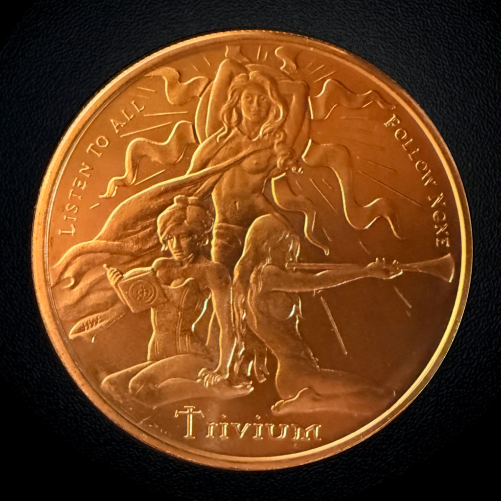 2026 Trivium Girls | 1 oz .999 Fine Copper Round | Silver Shield