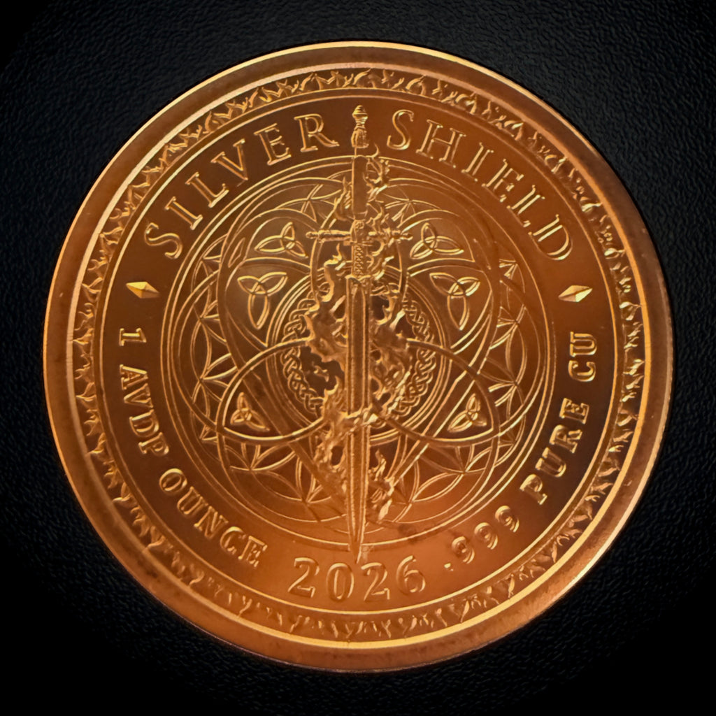 2026 Trivium Girls | 1 oz .999 Fine Copper Round | Silver Shield