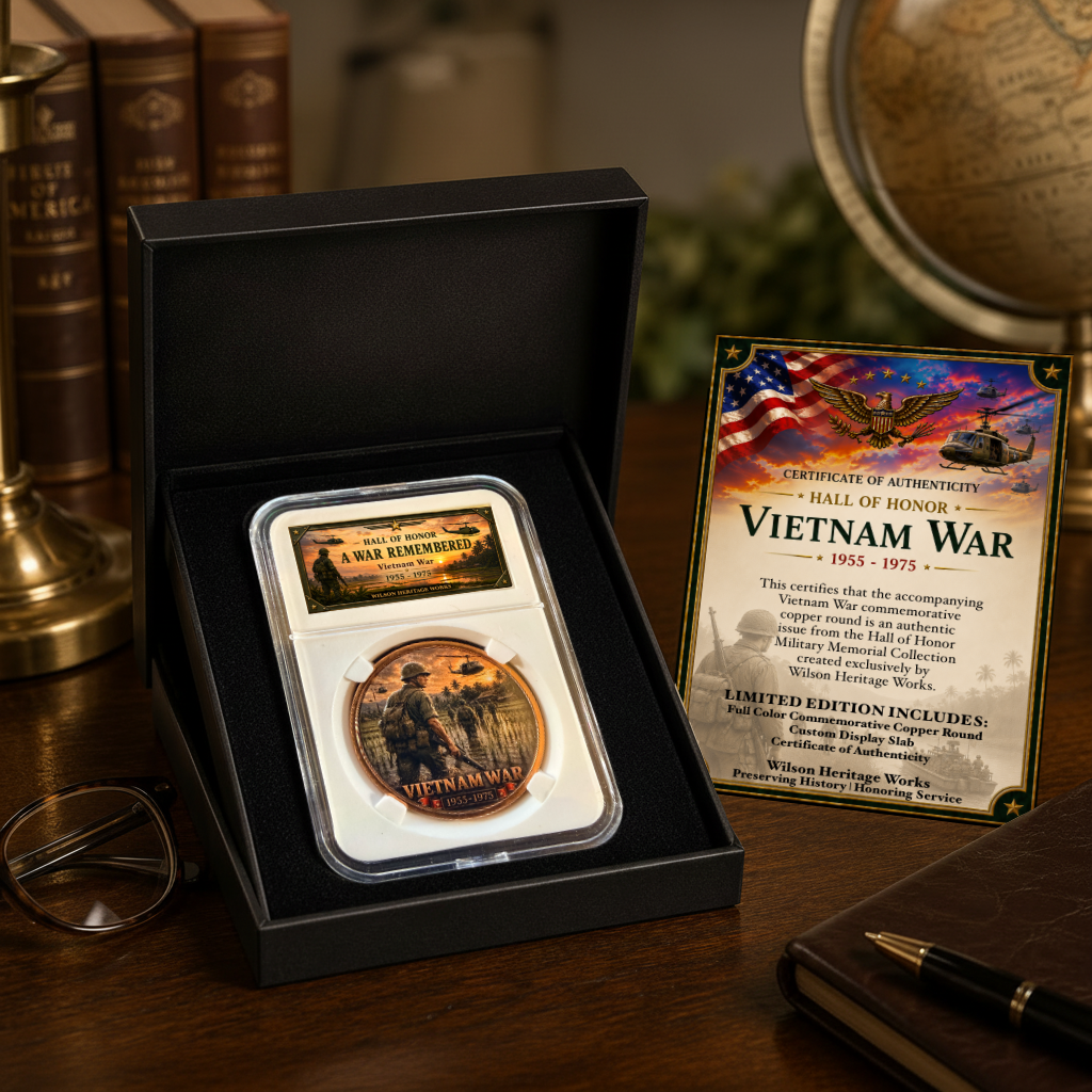 A War Remembered | Vietnam War Commemorative Copper Round
