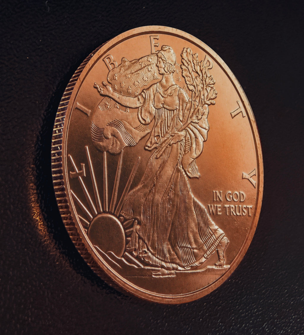 Walking Liberty – 1 oz .999 Fine Copper Round