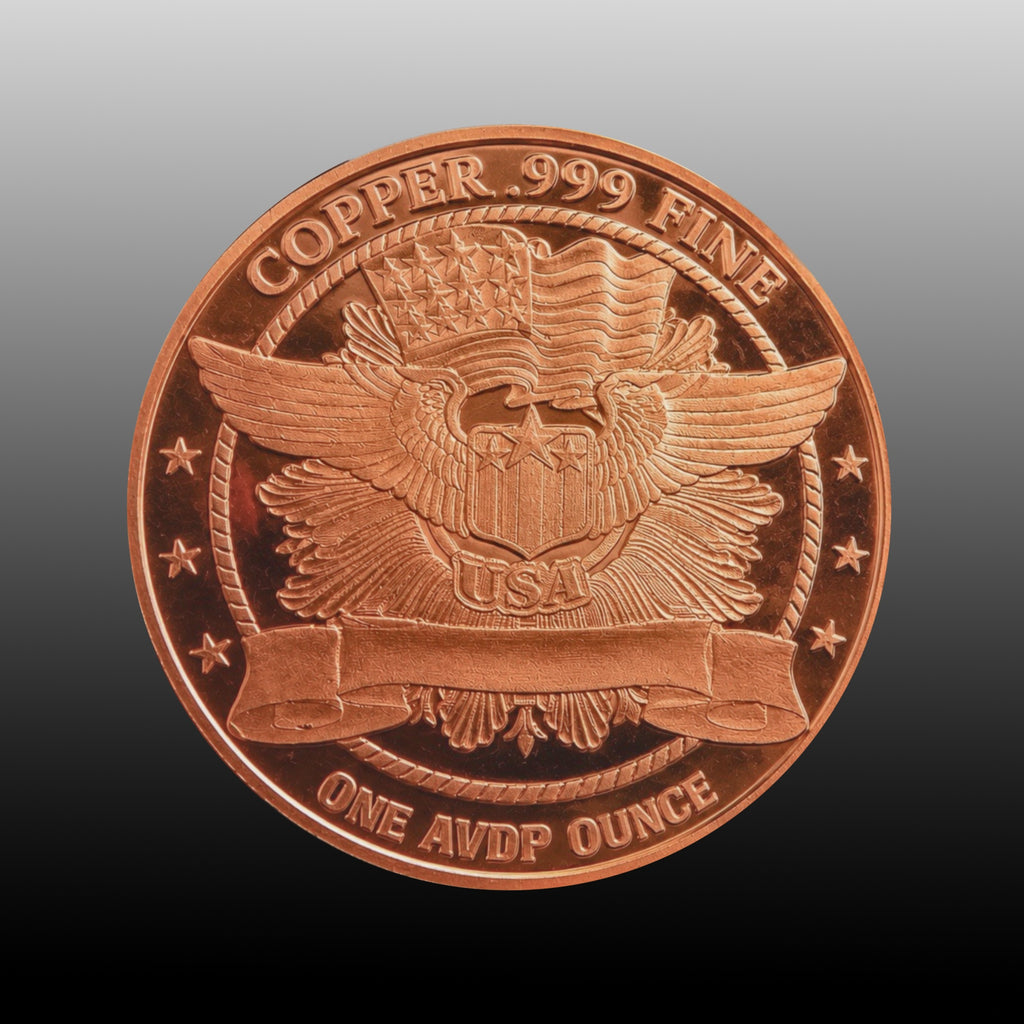 Walking Liberty – 1 oz .999 Fine Copper Round