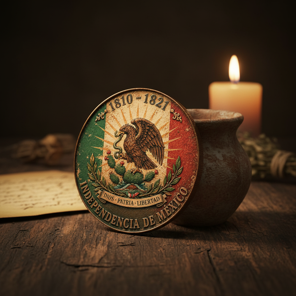 El Nacimiento de una Nación — Copper Coin Mockup v2