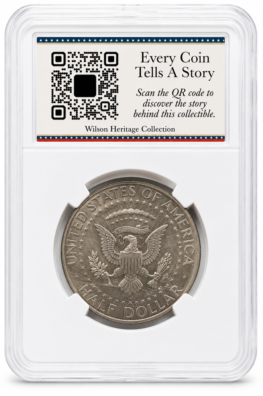 Colorized Kennedy Half Dollar | Kennedy Heritage Collection | Duty Beyond Self