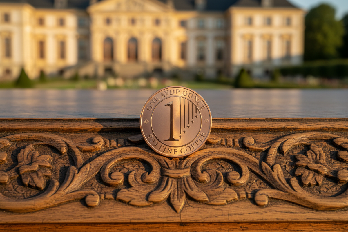 Schloss Guldengossa Copper Round – Castle Estate Setting