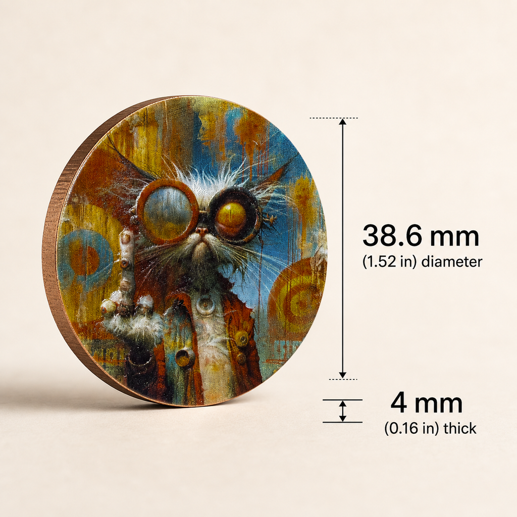 The Mad Tinkerer – 3D-Printed Copper Art Token