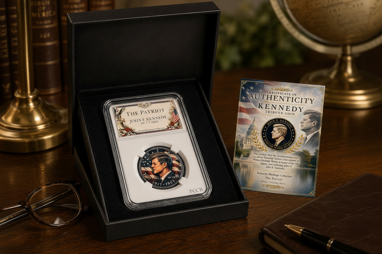 The Patriot Mockup - COA inside box